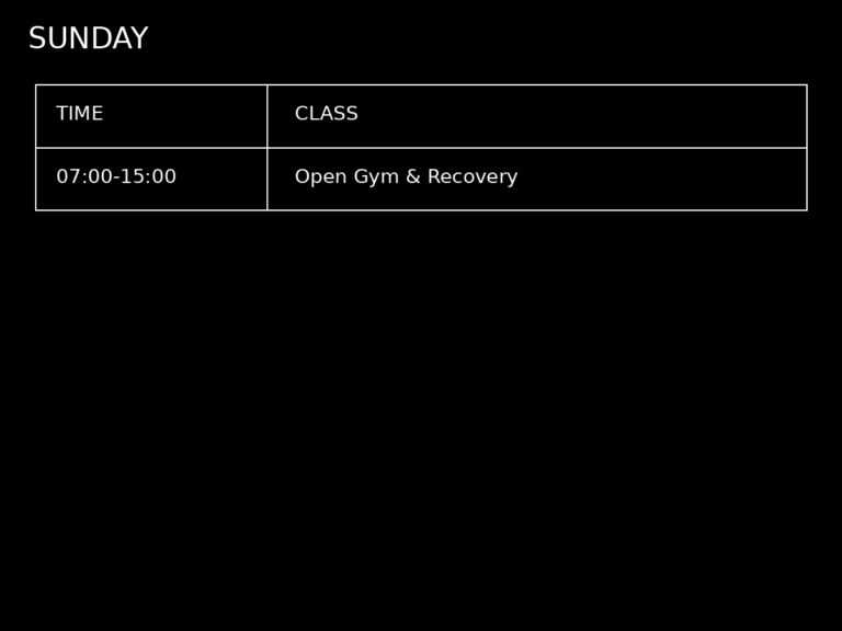 sunday_schedule